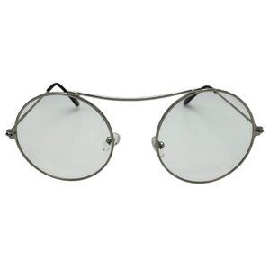 9216 | Silver Round Clear Lens Glasses